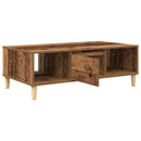 vidaXL Dohányzóasztal Öreg fa 102 x 55 x 35 cm Faanyag