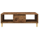 vidaXL Dohányzóasztal Öreg fa 102 x 55 x 35 cm Faanyag
