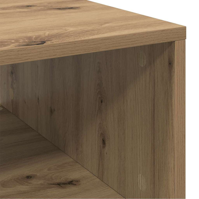 vidaXL Dohányzóasztal kézműves tölgy 103,5 x 60 x 35 cm Faanyag