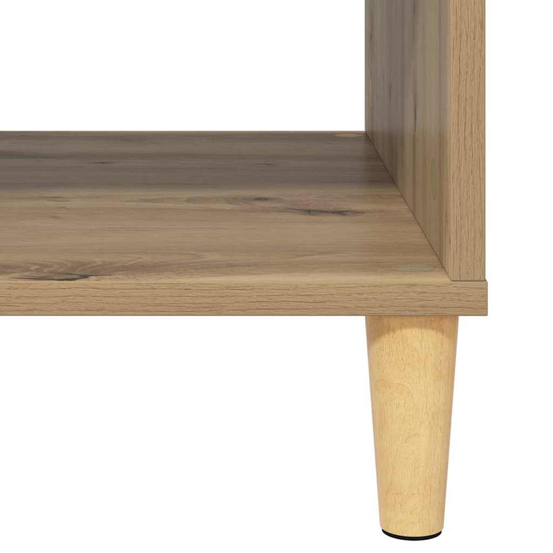 vidaXL Dohányzóasztal kézműves tölgy 103,5 x 60 x 35 cm Faanyag