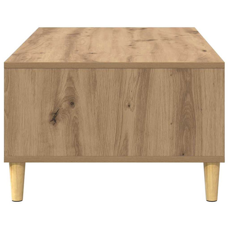 vidaXL Dohányzóasztal kézműves tölgy 103,5 x 60 x 35 cm Faanyag
