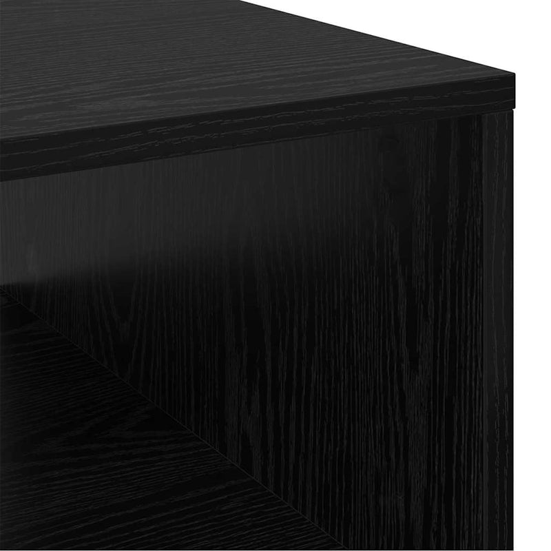 vidaXL Dohányzóasztal Musta tammi 103,5 x 60 x 35 cm Faanyag