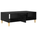 vidaXL Dohányzóasztal Fekete tölgy 102 x 55 x 35 cm Faanyag