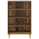 vidaXL Széf Régi fa 57 x 35 x 89.5 cm Faanyag