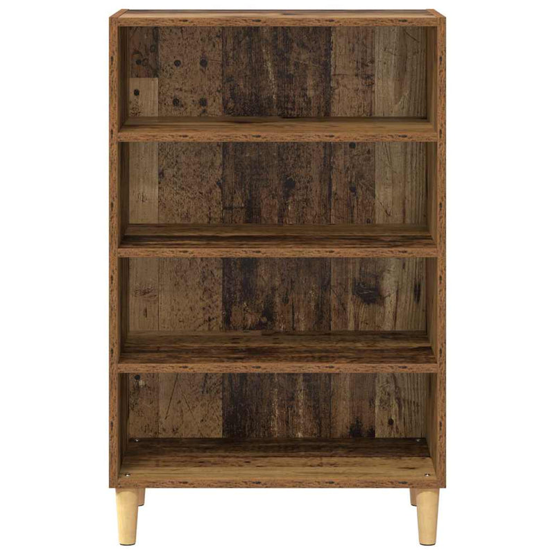 vidaXL Széf Régi fa 57 x 35 x 89.5 cm Faanyag