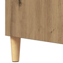 vidaXL Széf Artisan tölgy 57 x 35 x 89.5 cm Faanyag