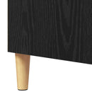 vidaXL Széf Musta tammi 57 x 35 x 89.5 cm Faanyag