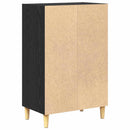 vidaXL Széf Fekete tölgy 57 x 35 x 89.5 cm Faanyag