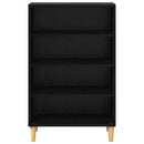 vidaXL Széf Musta tammi 57 x 35 x 89.5 cm Faanyag