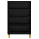 vidaXL Széf Fekete tölgy 57 x 35 x 89.5 cm Faanyag