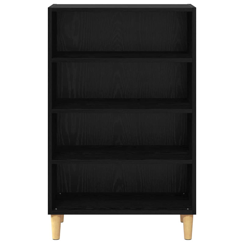 vidaXL Széf Musta tammi 57 x 35 x 89.5 cm Faanyag