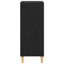 vidaXL Széf Musta tammi 57 x 35 x 89.5 cm Faanyag