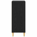 vidaXL Széf Fekete tölgy 57 x 35 x 89.5 cm Faanyag
