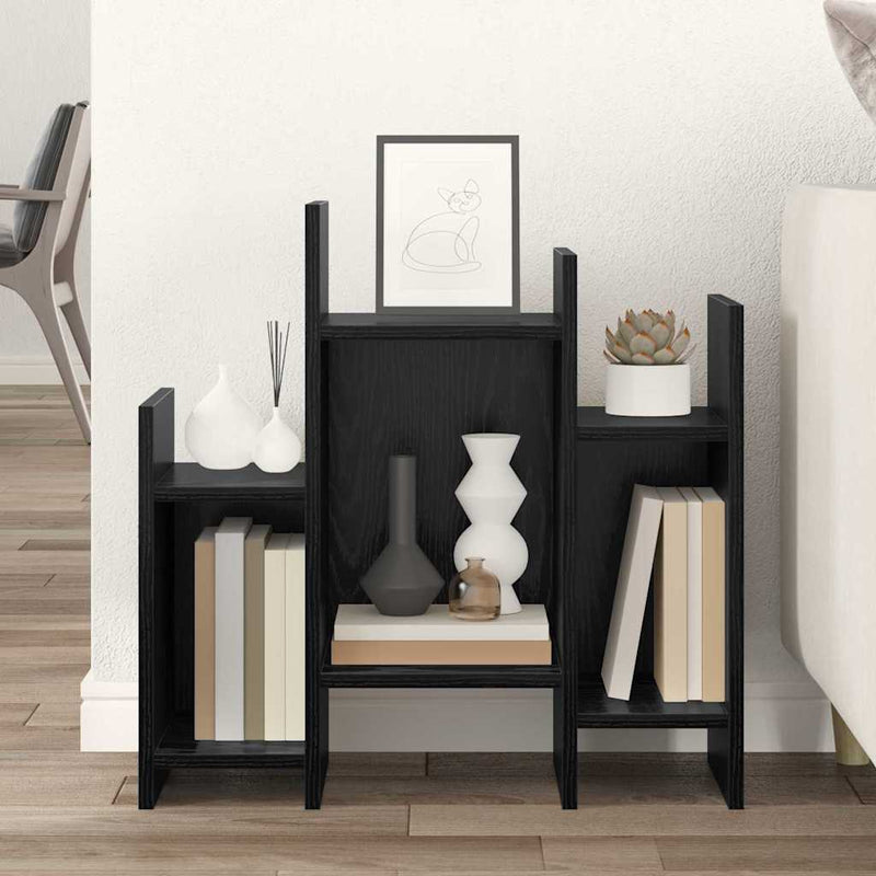 vidaXL Oldalsó szekrény Musta tammi 60 x 26 x 60 cm Faanyag
