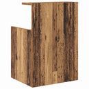 vidaXL Éjjeliszekrény 2 pcs Öreg fa 40 x 35 x 60 cm Faanyag