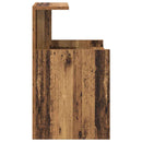 vidaXL Éjjeliszekrény 2 pcs Öreg fa 40 x 35 x 60 cm Faanyag