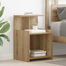 vidaXL Éjjeliszekrény 2 db Artisan tölgy 40 x 35 x 60 cm Szerelt Fa