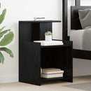 vidaXL Éjjeliszekrény 2 pcs Fekete tölgy 40 x 35 x 60 cm Faanyag