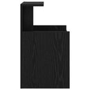 vidaXL Éjjeliszekrény 2 pcs Fekete tölgy 40 x 35 x 60 cm Faanyag