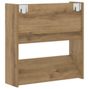 vidaXL Cipőszekrény polcokkal Artisan tölgy 60 x 18 x 60 cm Faanyag