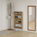 vidaXL Cipőszekrény 2 db 60 x 18 x 60 cm Faanyag Artisan tölgy