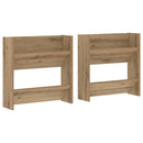 vidaXL Cipőszekrény 2 db 60 x 18 x 60 cm Faanyag Artisan tölgy