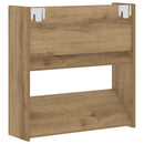 vidaXL Cipőszekrény 2 pcs Artisan tölgy 60 x 18 x 60 cm Faanyag