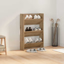 vidaXL Cipőszekrény polcokkal Artisan tölgy 60 x 18 x 90 cm Faanyag