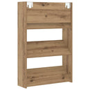 vidaXL Cipőszekrény 2 db 60 x 18 x 90 cm Szerelt Fa Kézműves Tölgy
