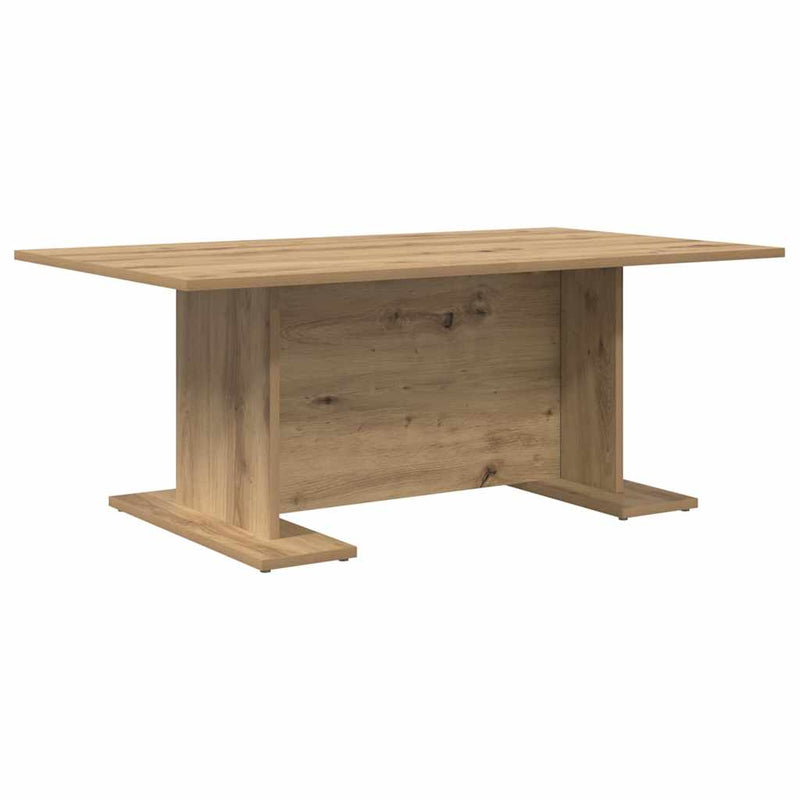 vidaXL Dohányzóasztal kézműves tölgy 103.5 x 60 x 40 cm Faanyag