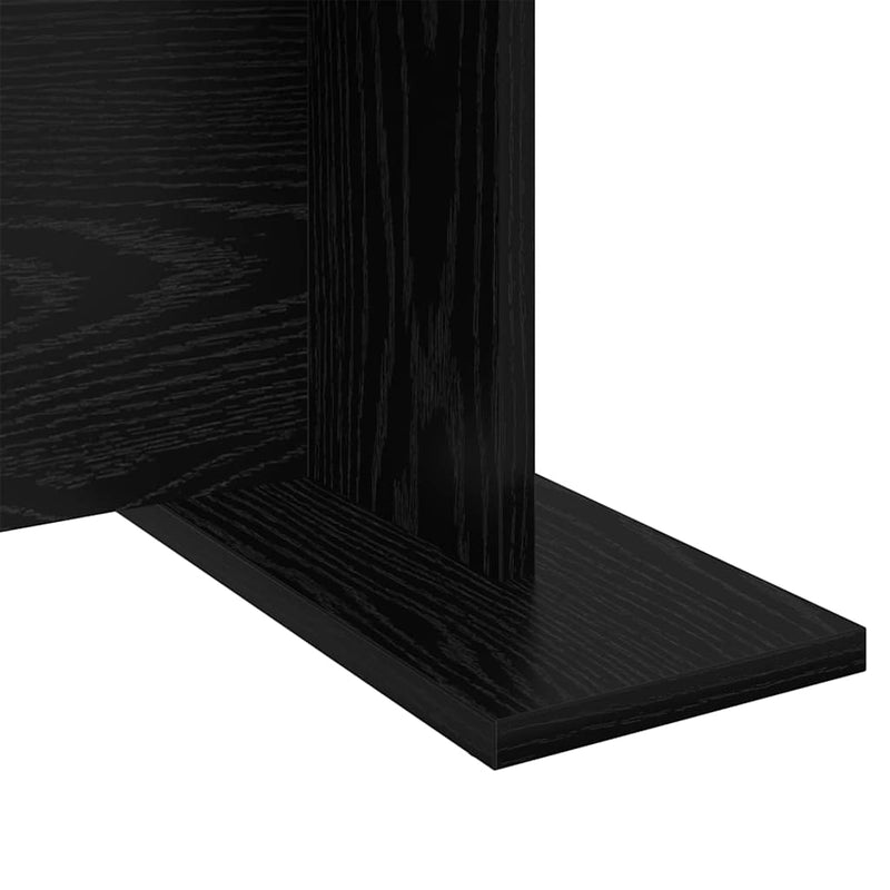 vidaXL Dohányzóasztal Musta tammi 103.5 x 60 x 40 cm Faanyag