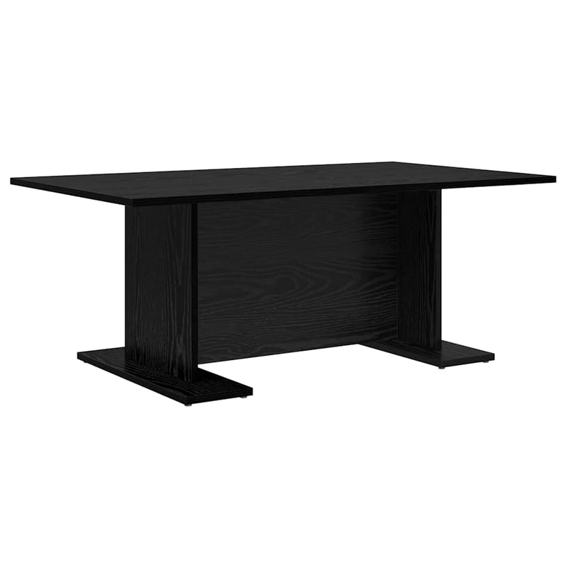 vidaXL Dohányzóasztal Musta tammi 103.5 x 60 x 40 cm Faanyag