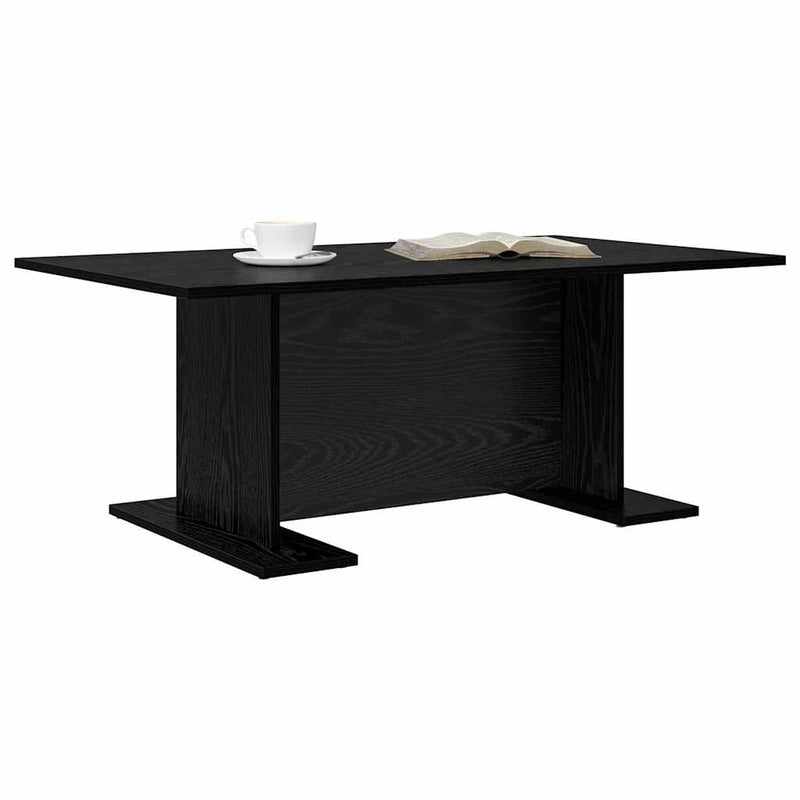vidaXL Dohányzóasztal Musta tammi 103.5 x 60 x 40 cm Faanyag