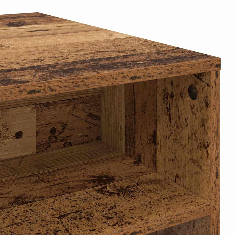 vidaXL Dohányzóasztal Öreg fa 90 x 55 x 42.5 cm Faanyag