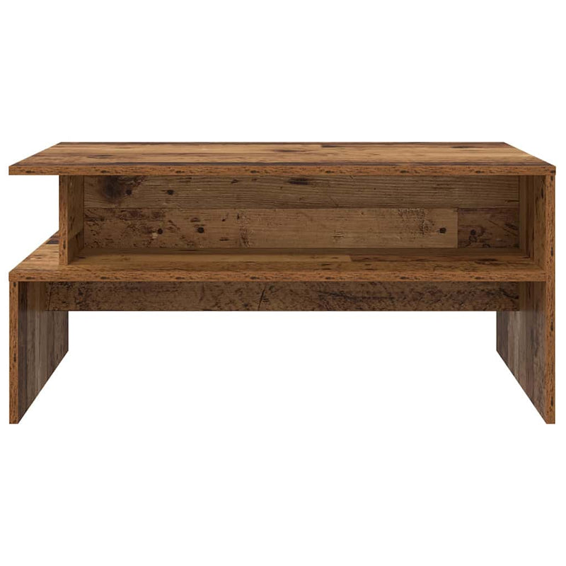 vidaXL Dohányzóasztal Öreg fa 90 x 55 x 42.5 cm Faanyag
