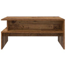 vidaXL Dohányzóasztal Öreg fa 90 x 55 x 42,5 cm Faanyag