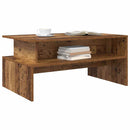 vidaXL Dohányzóasztal Öreg fa 90 x 55 x 42,5 cm Faanyag