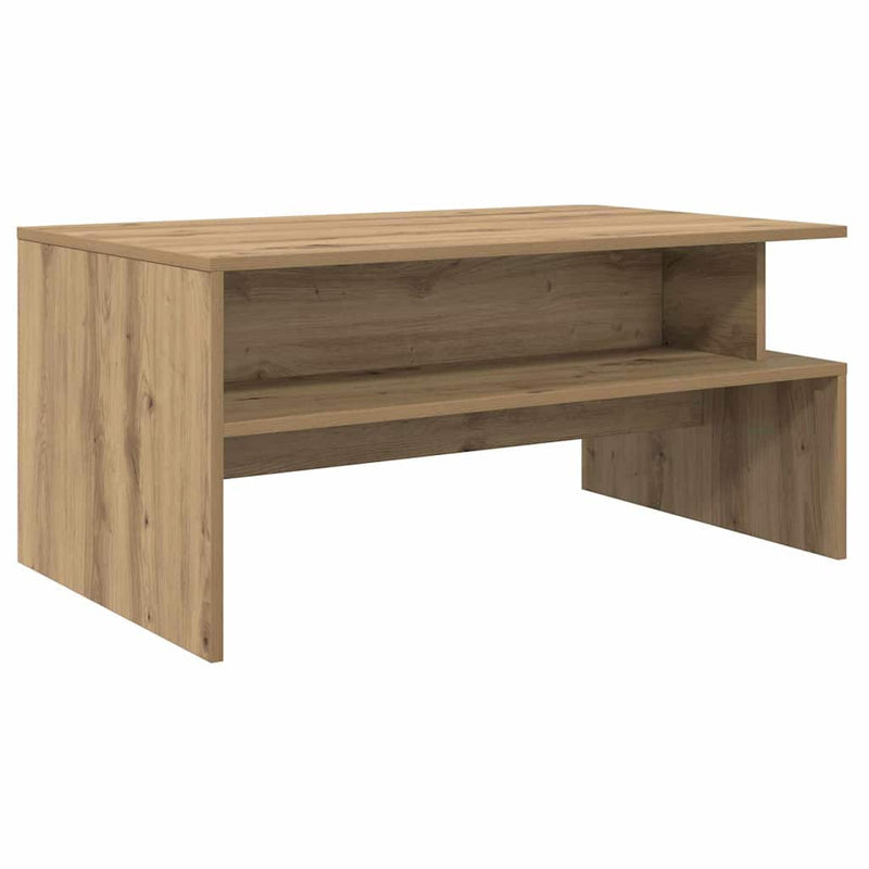 vidaXL Dohányzóasztal kézműves tölgy 90 x 55 x 42.5 cm Faanyag