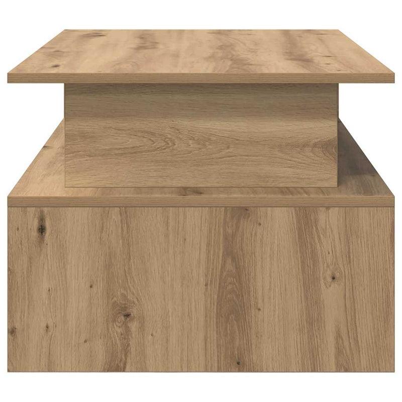 vidaXL Dohányzóasztal kézműves tölgy 90 x 55 x 42.5 cm Faanyag