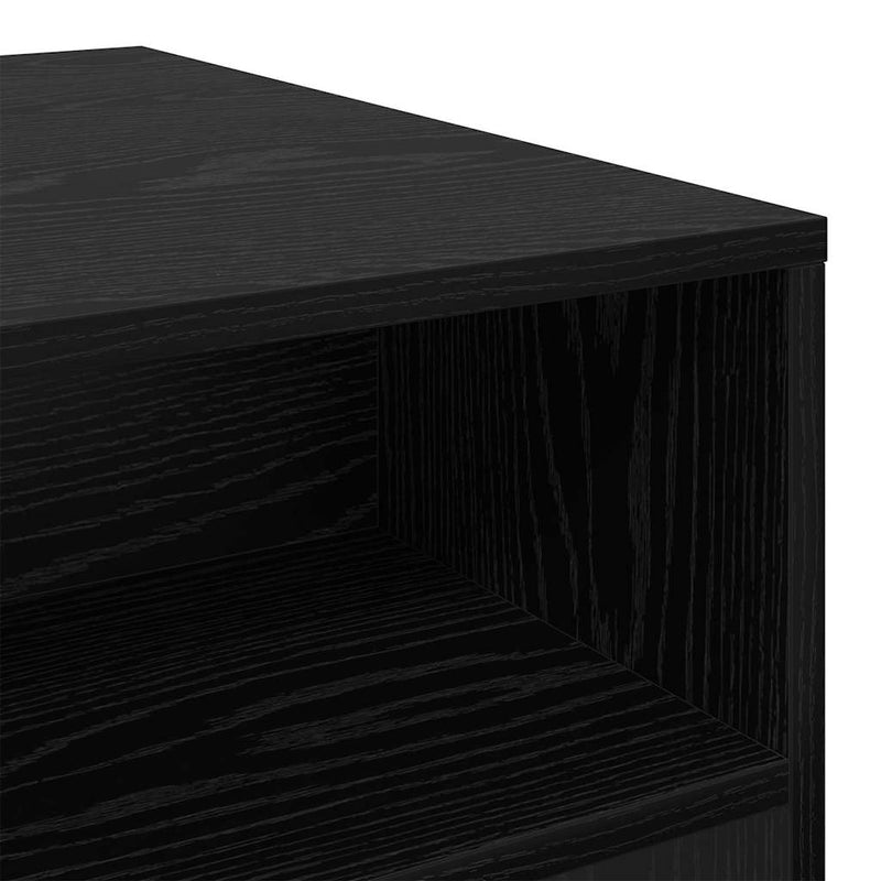 vidaXL Dohányzóasztal Musta tammi 90 x 55 x 42.5 cm Faanyag