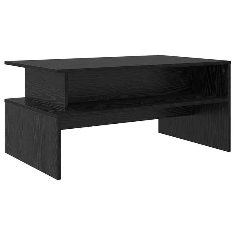 vidaXL Dohányzóasztal Musta tammi 90 x 55 x 42.5 cm Faanyag