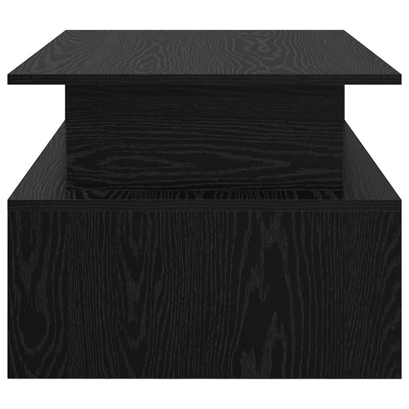 vidaXL Dohányzóasztal Musta tammi 90 x 55 x 42.5 cm Faanyag