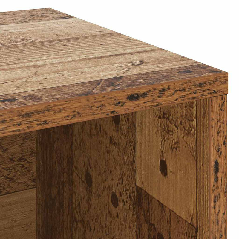 vidaXL Cipőpad polcokkal Egyéb Régi fa 103 x 30 x 54.5 cm Faanyag