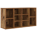 vidaXL Cipőpad polcokkal tárolóval Öreg fa 103 x 30 x 54,5 cm Faanyag