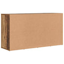 vidaXL Cipőpad polcokkal tárolóval Öreg fa 103 x 30 x 54,5 cm Faanyag
