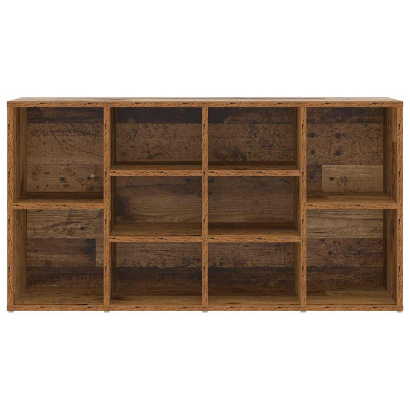 vidaXL Cipőpad polcokkal Egyéb Régi fa 103 x 30 x 54.5 cm Faanyag
