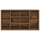 vidaXL Cipőpad polcokkal tárolóval Öreg fa 103 x 30 x 54,5 cm Faanyag