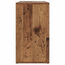 vidaXL Cipőpad polcokkal tárolóval Öreg fa 103 x 30 x 54,5 cm Faanyag