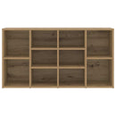 vidaXL Cipőpad polcokkal Artisan tölgy 103 x 30 x 54,5 cm Faanyag