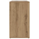vidaXL Cipőpad 103 x 30 x 54,5 cm Szerelt Fa Kézműves Tölgy